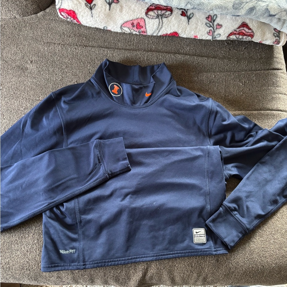 Nike Navy Blue Long Sleeve Top